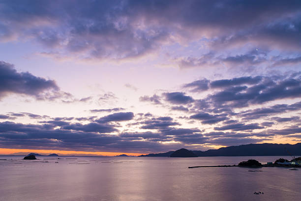 istock Sunrise over the ocean from the heights 2222793824