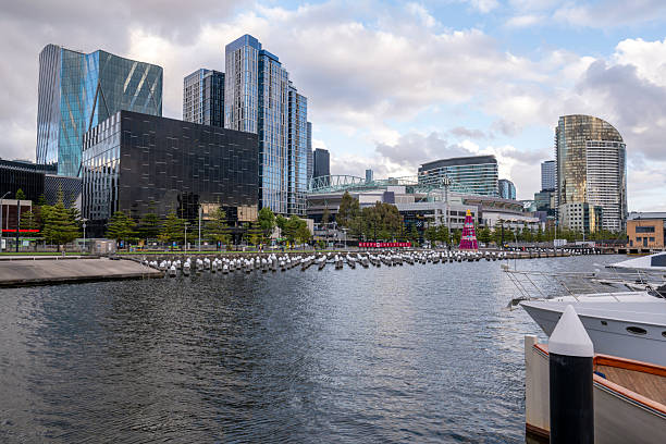 istock Docklands waterfront in Melbourne, Australia 2222802784