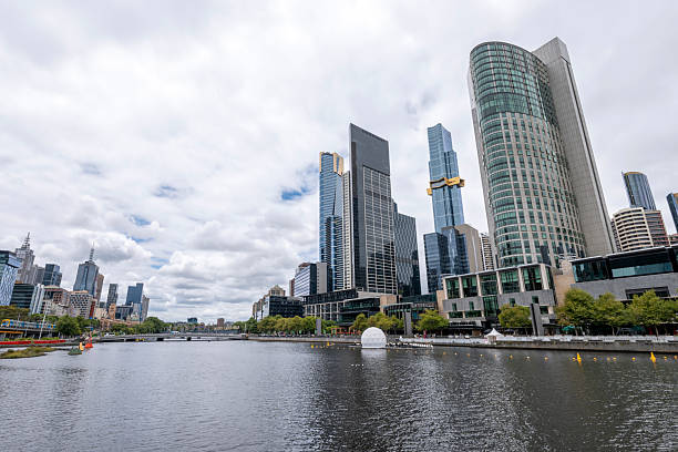 Yarra River and Downtown Melbourne, Australia