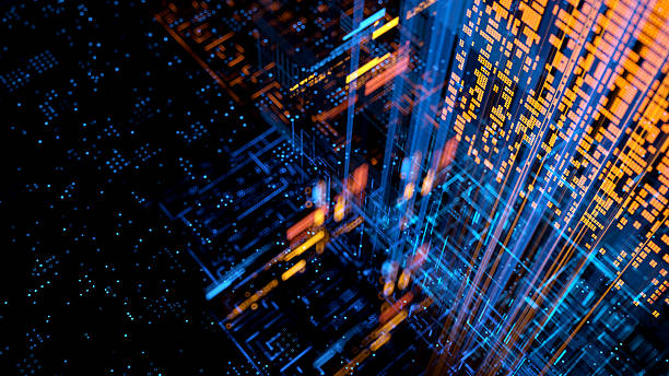 istock Big data concept. digital lines. Physical Infrastructure of the Internet. innovations and internet concepts 2222804423
