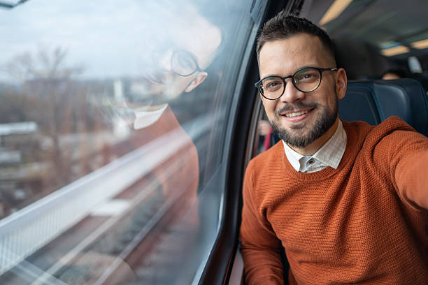 istock Young influencer is streaming during traveling by train 2222806032