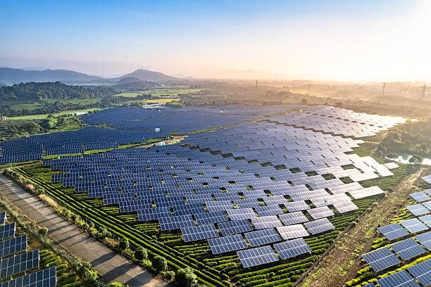 istock aerial view solar power station 2222813682