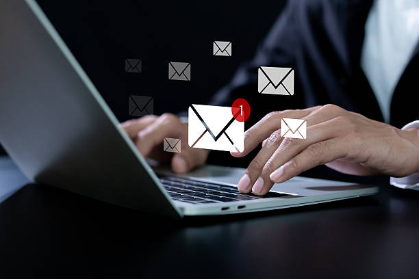 istock email marketing ideas Email with notifications Communication via email messages. 2222815631