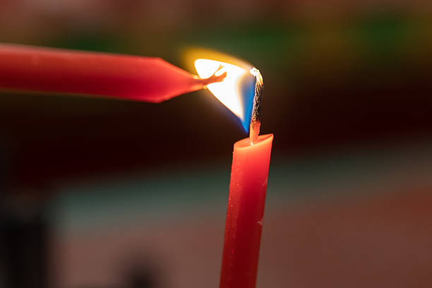 istock Burning Praying Stick on Chinese Temple 2222819883