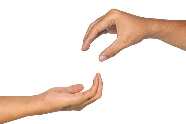 istock male hands show giving and taking gesture isolated on white background 2222828254