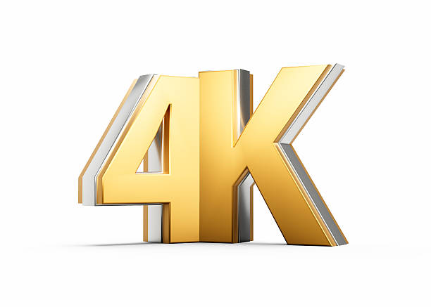 istock Golden 4K Text With Metallic Gleam Emphasizing Its Milestone Or Resolution Symbolism 3D Illustration 2222839731