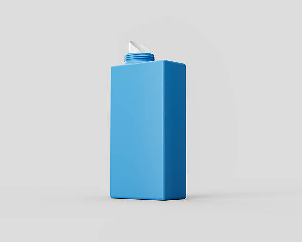 istock Sleek Blue Laundry Shampoo Bottle With A Pump Dispenser Showcases Modern Design 3D Illustration 2222839829
