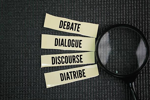 istock The Four Types of Conversations: Debate, Dialogue, Discourse, and Diatribe. When talking with someone, it is helpful to know what type of conversation you are in. 2222843430