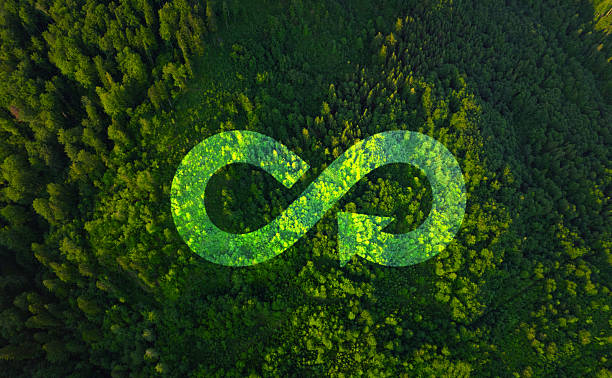 istock Circular economy concept. Energy consumption and CO2 emissions are increasing. Sharing,reusing,repairing,renovating and recycling existing materials and products as much possible. 2222851451
