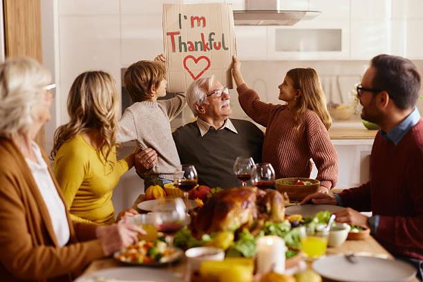 istock Thankful for this family's Thanksgiving lunch! 2222854807