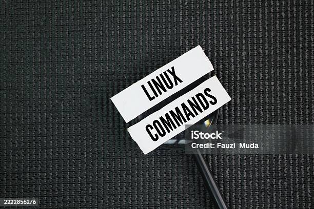 A Magnifying Glass With The Words Linux Commands Instructions That ...