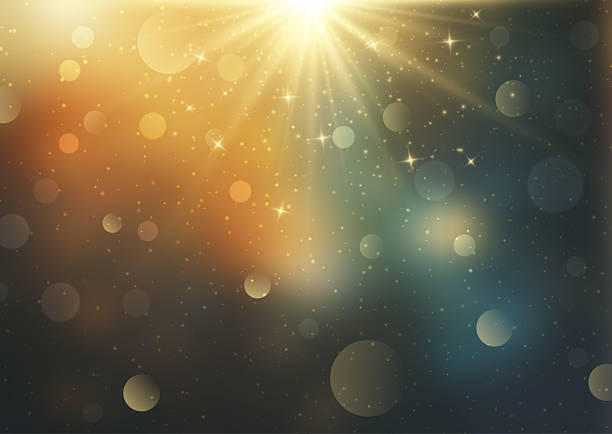 istock Vintage abstract background with bokeh lights and stars 2222872531