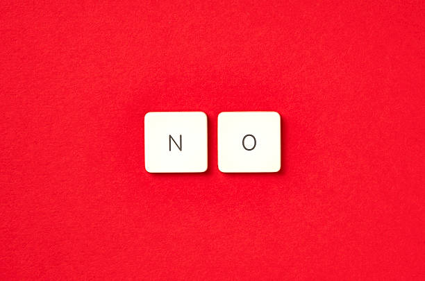 istock White NO Keyboard Keys on Vibrant Red Background 2222874928