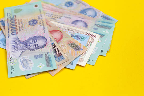 istock Vietnamese dong banknotes. Money concept 2222880358