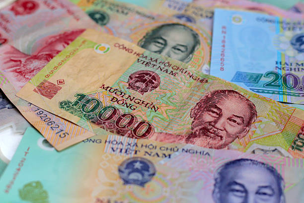 istock Vietnamese dong banknotes. Money concept 2222881234