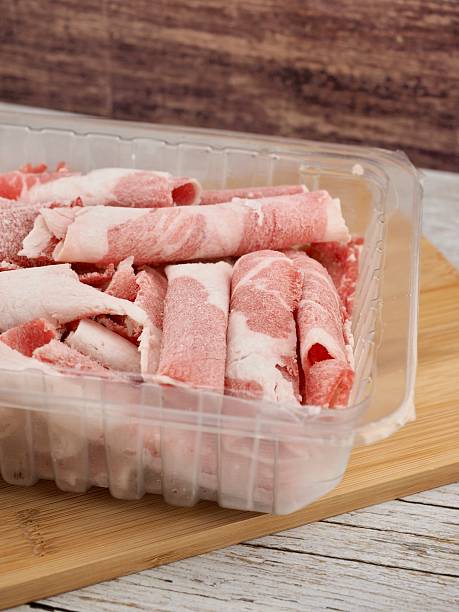 istock Fresh frozen beef for shabu shabu 2222883143
