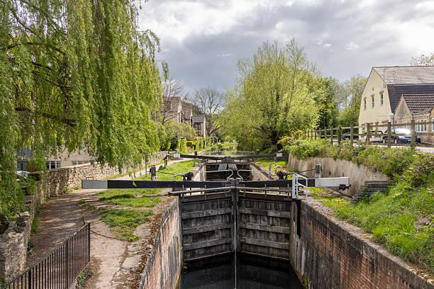 istock Bowbridge Lock in April 2025 after restoration, Stroud, Gloucestershire, UK 2222889333