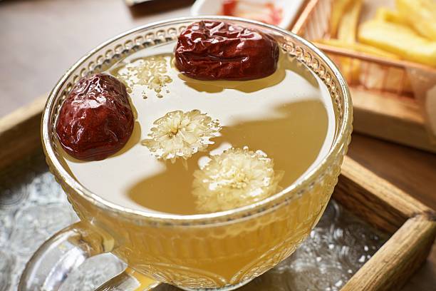Healthy Refreshing Chrysanthemum Goji Berry Herbal Tea Beverage