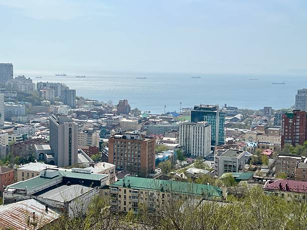 istock Panoramic view of Vladivostok, Russia 2222898475