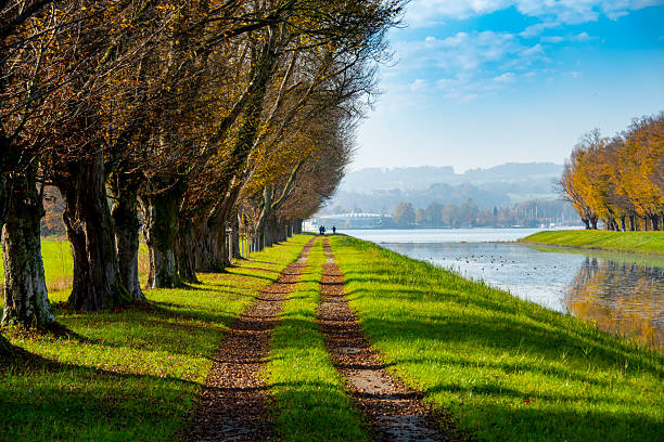Footpath on Herreninsel Island - Germany