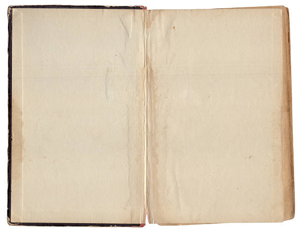 istock Vintage empty background of old book paper texture isolated 2222899679
