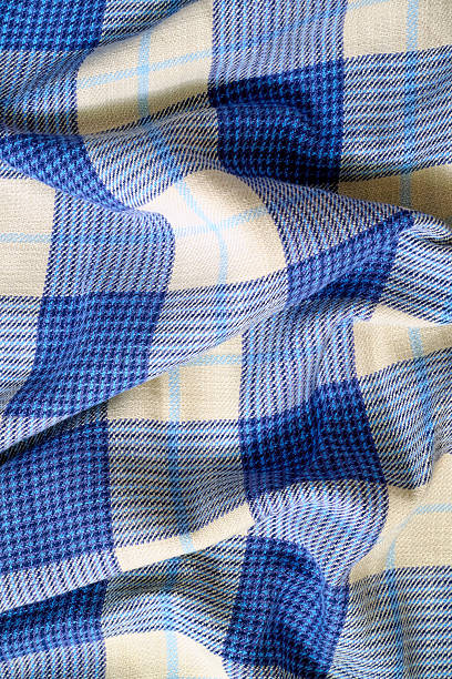 istock Stripes repeated on crumpled draped casual shirt 2222900299