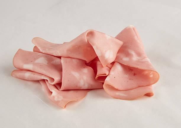 istock Ham Rolls isolated nature background with clipping path 2222900578