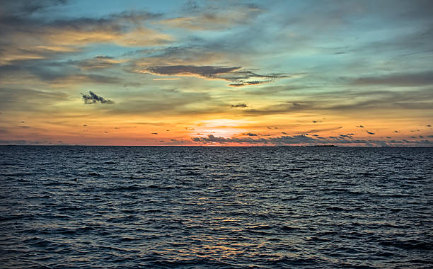 istock Colorful sunset over sea 2222900730