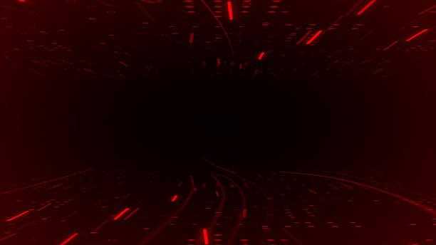 istock Abstract technology big data background concept, hi-tech glowing particles futuristic background 2222904645