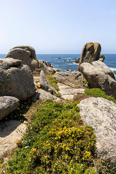istock A rocky beach with a path leading to the water 2222905434