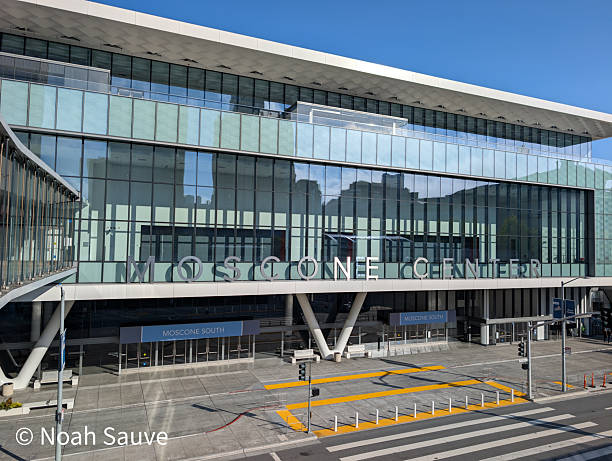 San Francisco, California - June 30, 2025: Exterior of the Moscone Center South