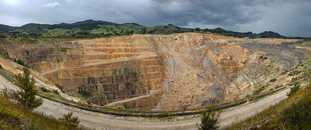istock Open mining pit at Waihi New Zealand 2222911453