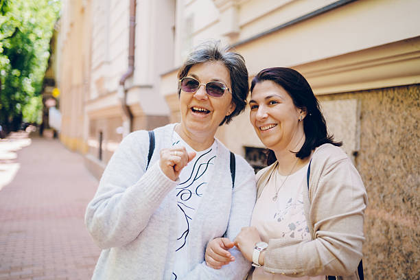 istock Mother with daughter enjoy in walking 2222916599