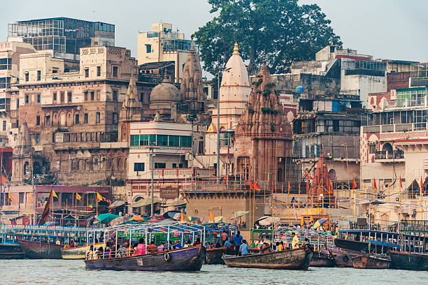 istock view on Varanasi old town from ganges river 2222919352
