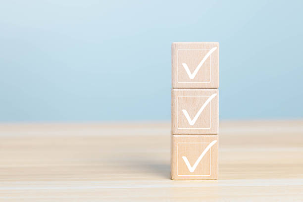 istock Business Performance Checklist Businessman Using Laptop Doing Online Checklist Survey On Computer Filling Out Digital Form Checklist Survey Doing Assessment Questionnaire Evaluation 2222922725