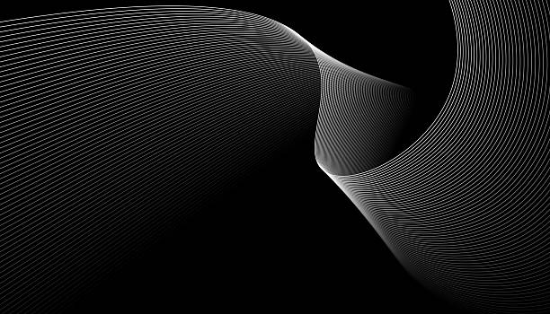 istock design of flowing lines and curves created against a dark background 2222925328