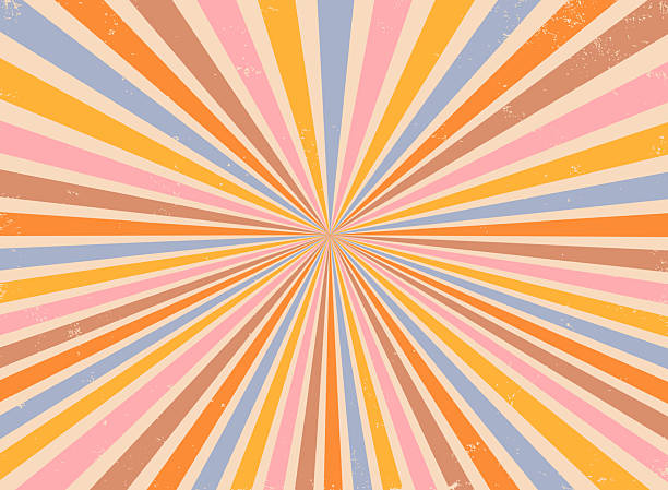 istock Vector vintage background for poster. Retro grunge groovy poster. 2222928193
