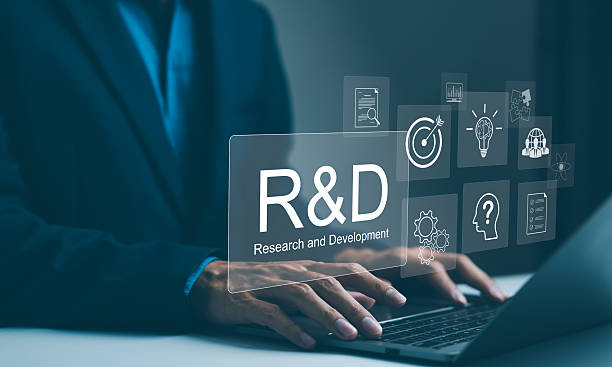 istock Research and Development, R and D innovation concept. A professional businessman works on a laptop with virtual R&D (Research and Development) graphics, highlighting innovative business solutions. 2222928931