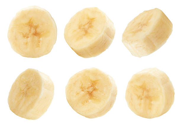 istock Isolated banana on white background 2222929606