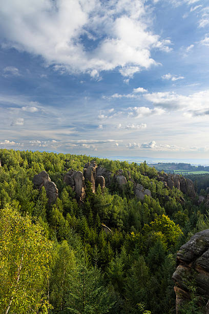 istock Majestic Rock Formations in Czech Forest Landscape 2222933870
