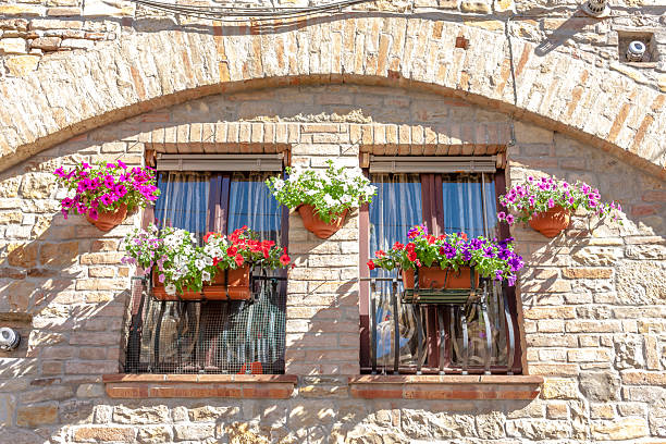 Old house with balcony in Combarro. Pontevedra