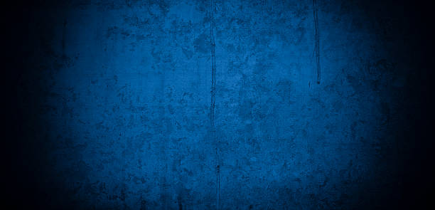 istock Old wall pattern texture cement blue dark abstract  blue color design are light with black gradient background. 2222939821