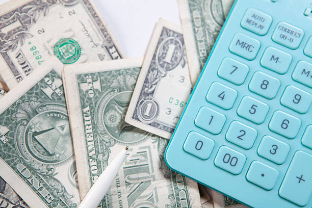 money and calculator. business concept