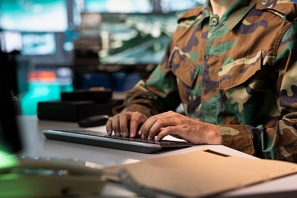 istock Intelligence corps officer protects national sovereignty by tracking terrorists 2222946802