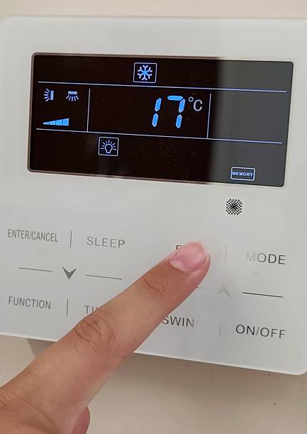 istock Digital thermostat at home 2222950706