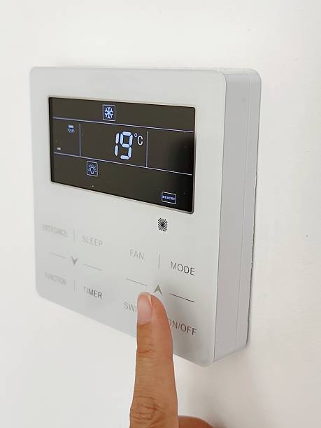 istock Digital thermostat at home 2222950743