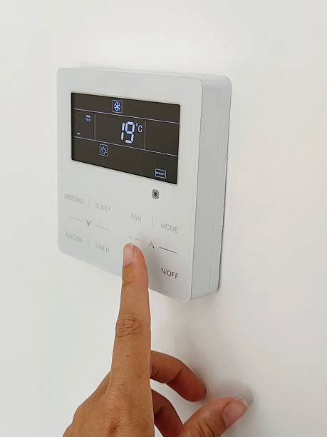 istock Digital thermostat at home 2222950792