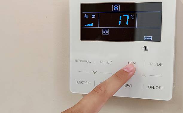 istock Digital thermostat at home 2222950863
