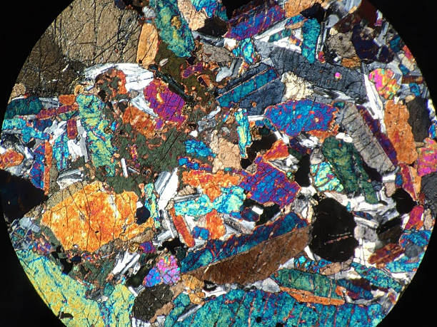 Rock Micrograph 80+ Rock Particles On Black Stock Photos, Pictures & Royalty-Free ...