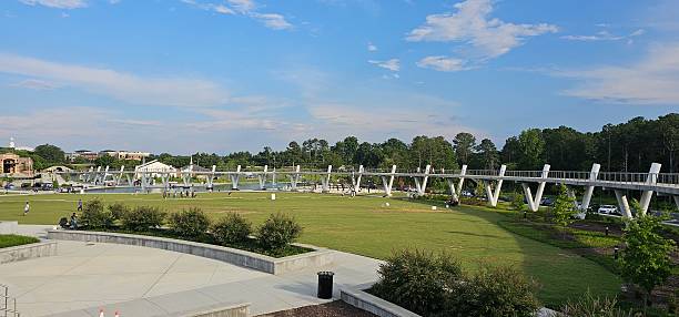 istock Suwanee Town Center Pedestrian Bridge 2222952291